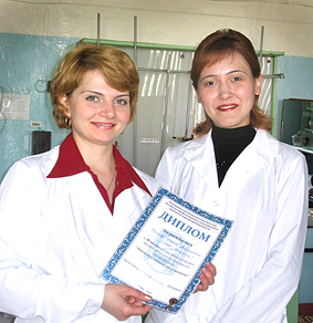 Победительницы конкурса Ольга Плохова и Эльза Ахметьянова