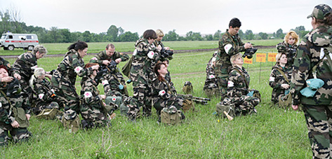 Сандружина на этапе проверки снаряжения